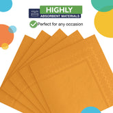 Yellow Beverage Napkins | 100 Count